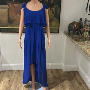 Belle Badgley Mischka blue gown